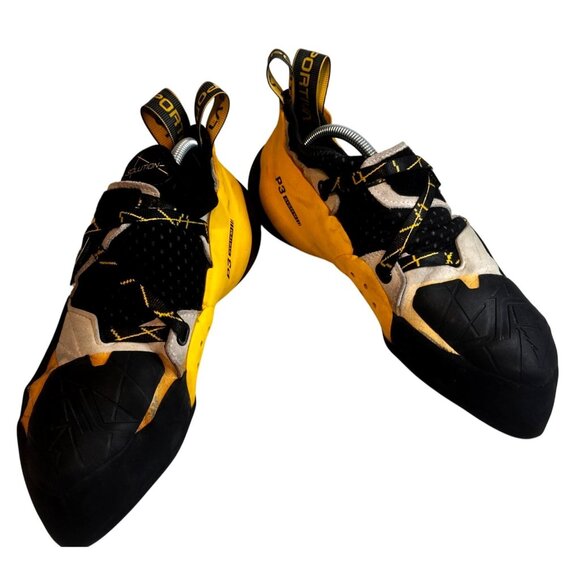 La Sportiva Solution Rock Climbing Shoes Mens Size 44 10.5 Vibram XS Grip 2 - Picture 3 of 10